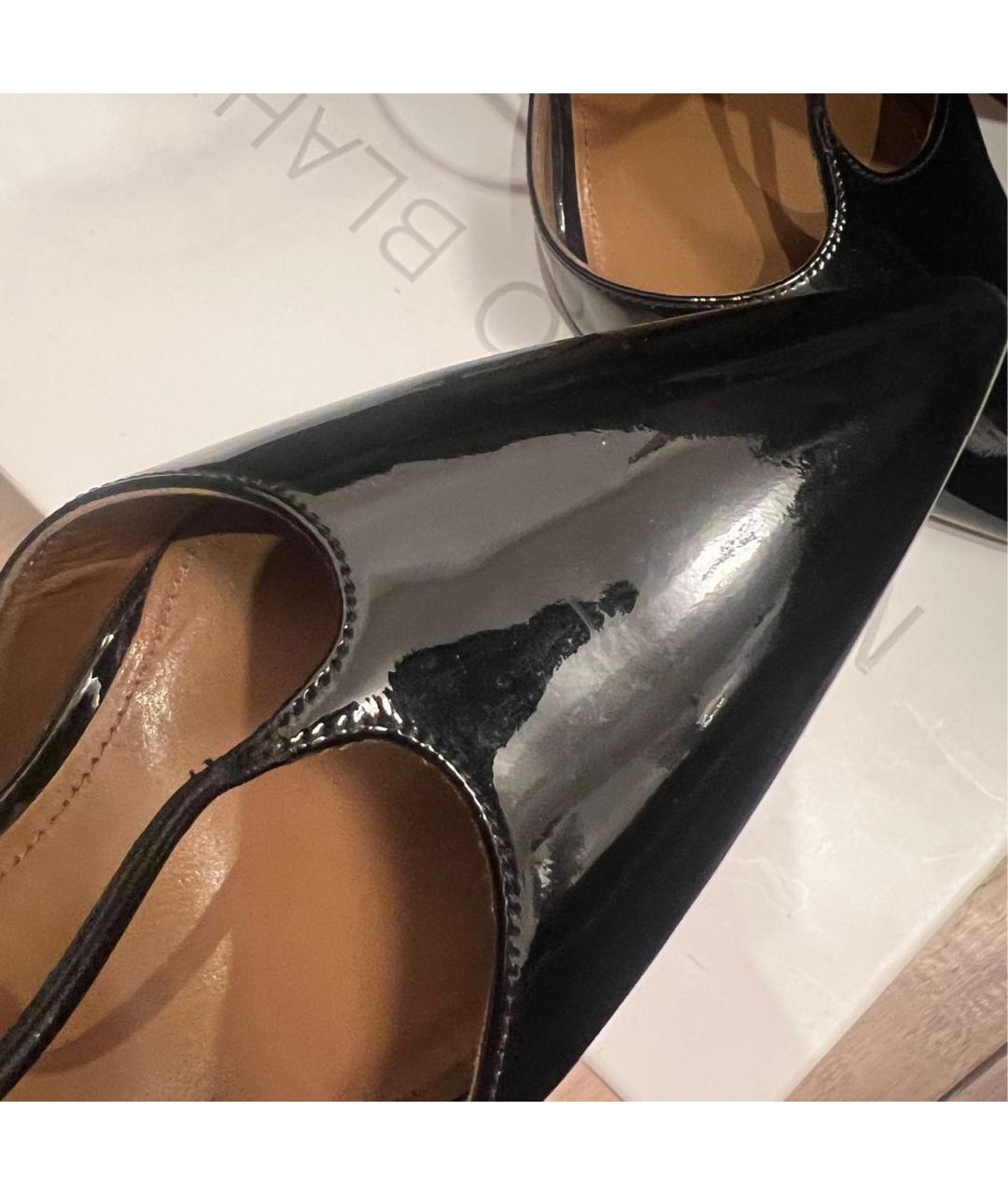 AQUAZZURA Черные кожаные туфли, фото 5