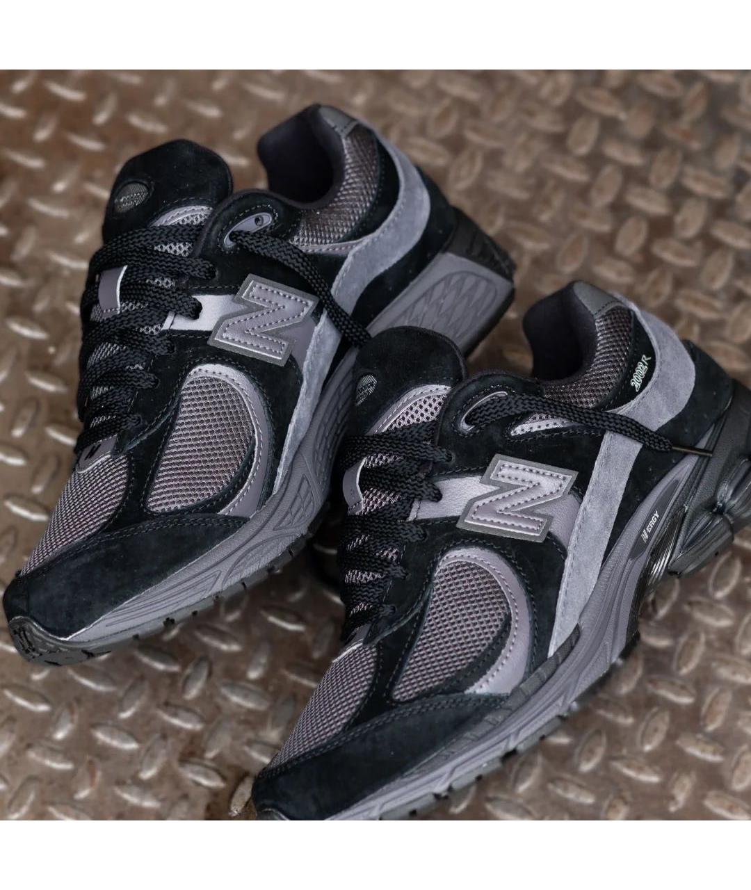 NEW BALANCE Черные замшевые низкие кроссовки / кеды, фото 8