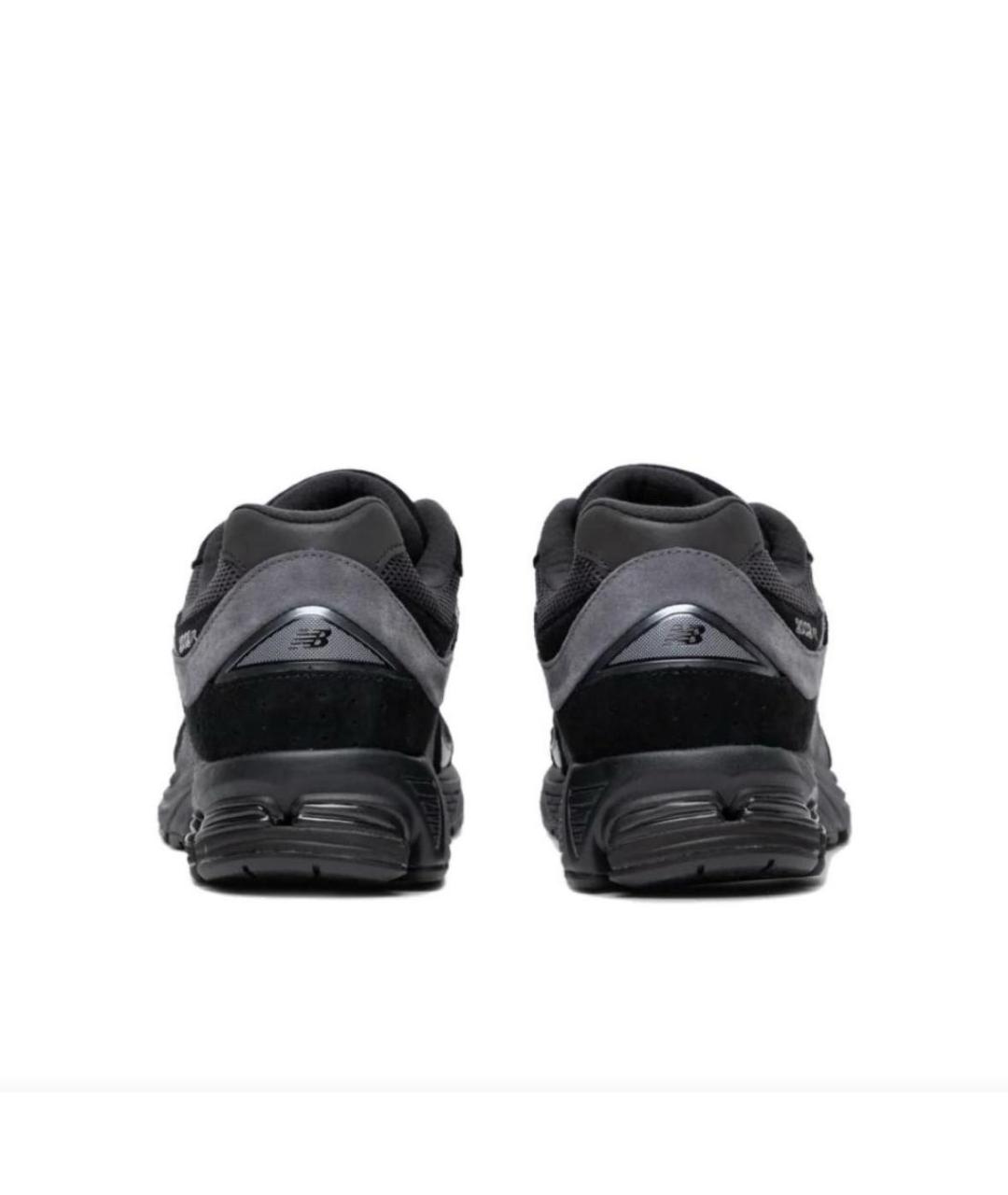 NEW BALANCE Черные замшевые низкие кроссовки / кеды, фото 4