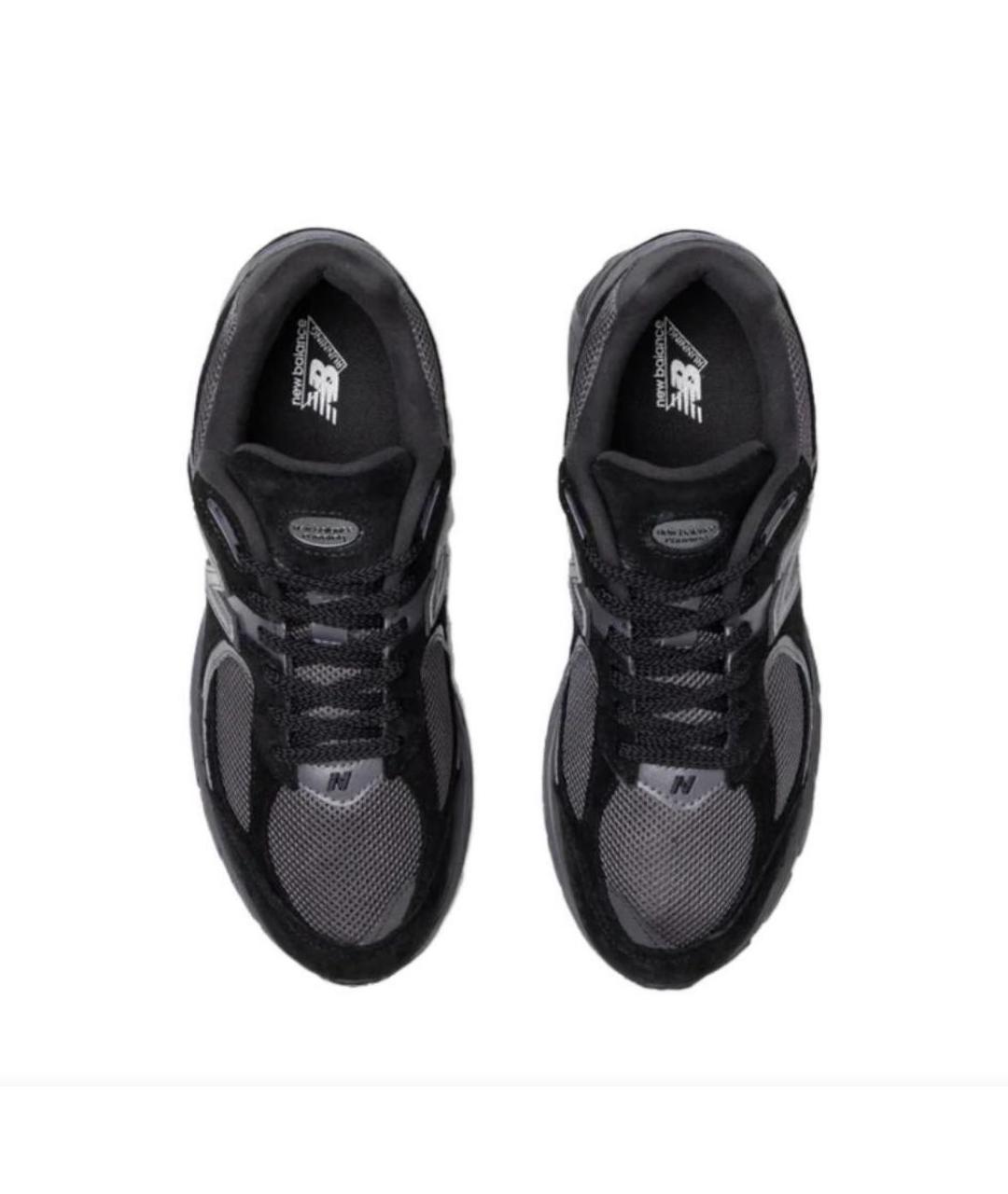 NEW BALANCE Черные замшевые низкие кроссовки / кеды, фото 3