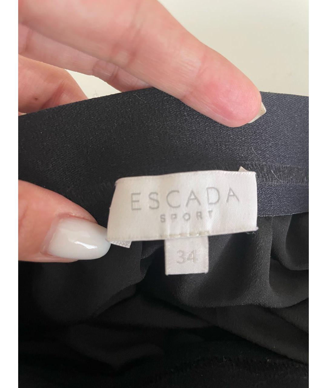 ESCADA Черная юбка макси, фото 3