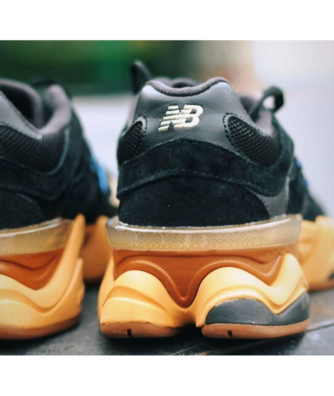 NEW BALANCE Черные замшевые кроссовки, фото 7