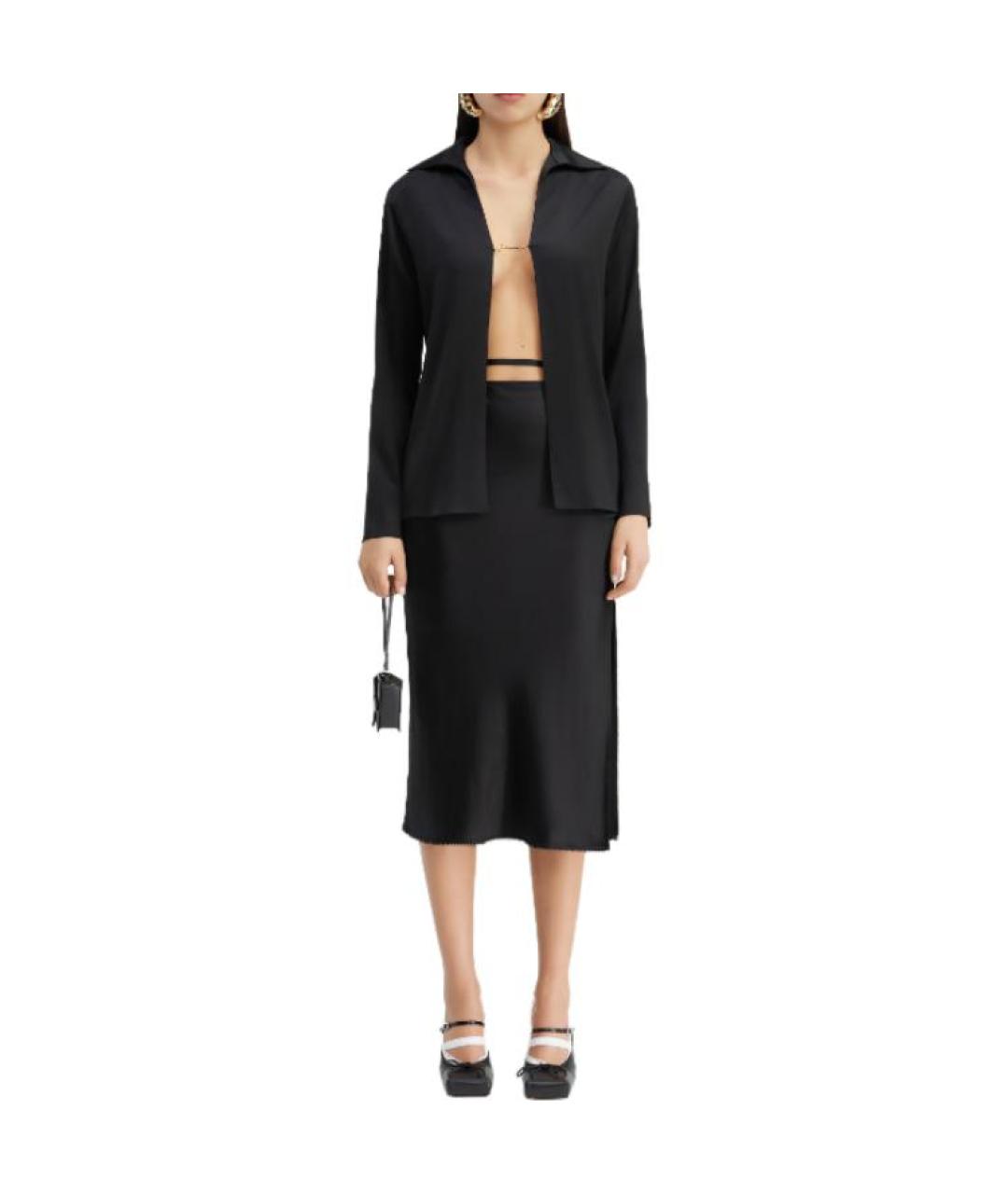 JACQUEMUS Черная рубашка, фото 3