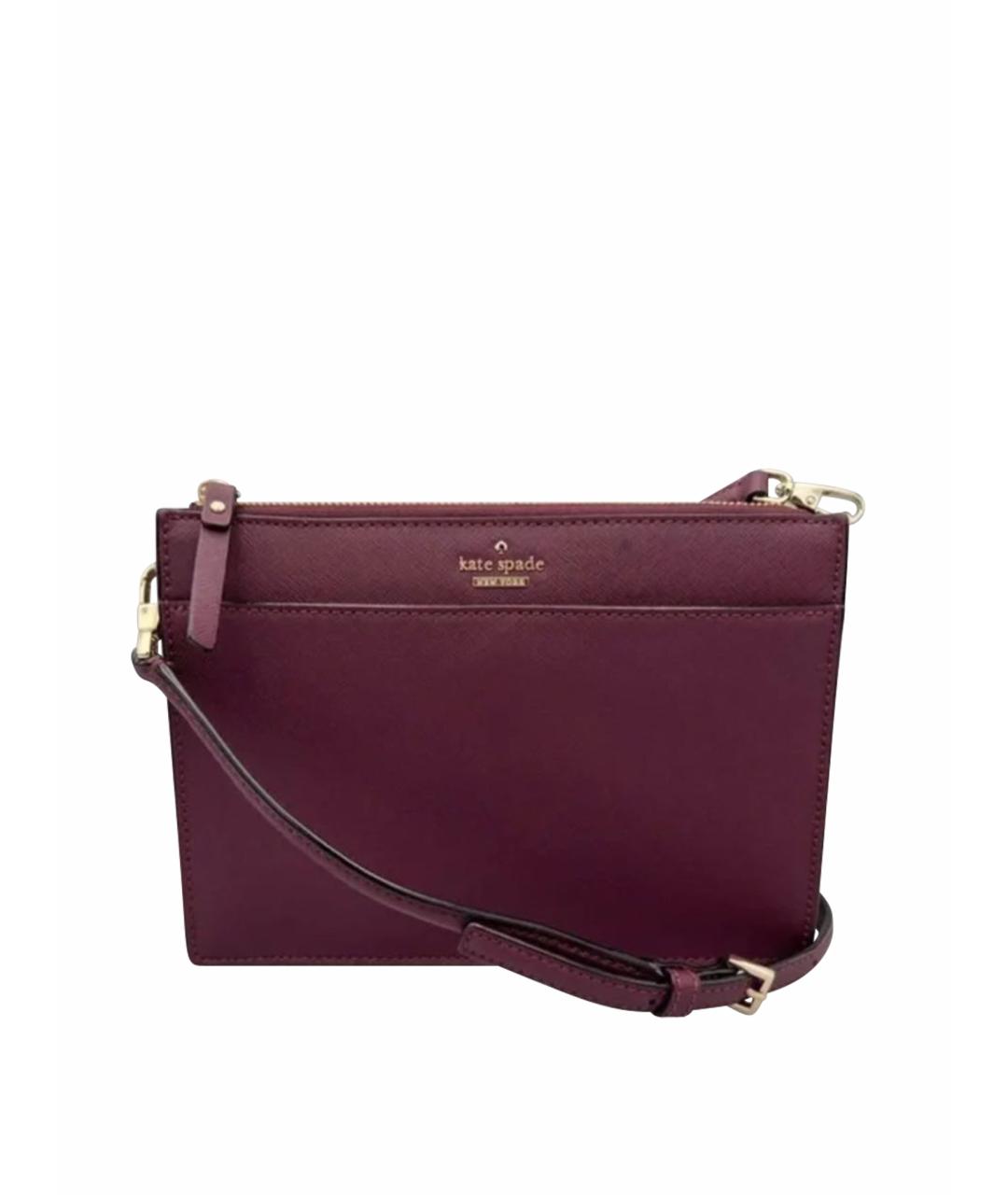 KATE SPADE Бордовая сумка через плечо, фото 1
