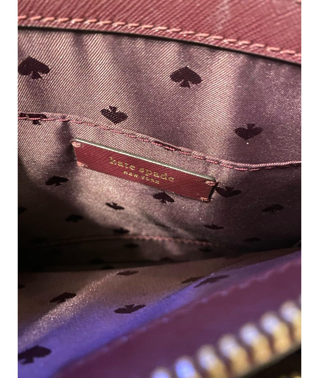 KATE SPADE Бордовая сумка через плечо, фото 4