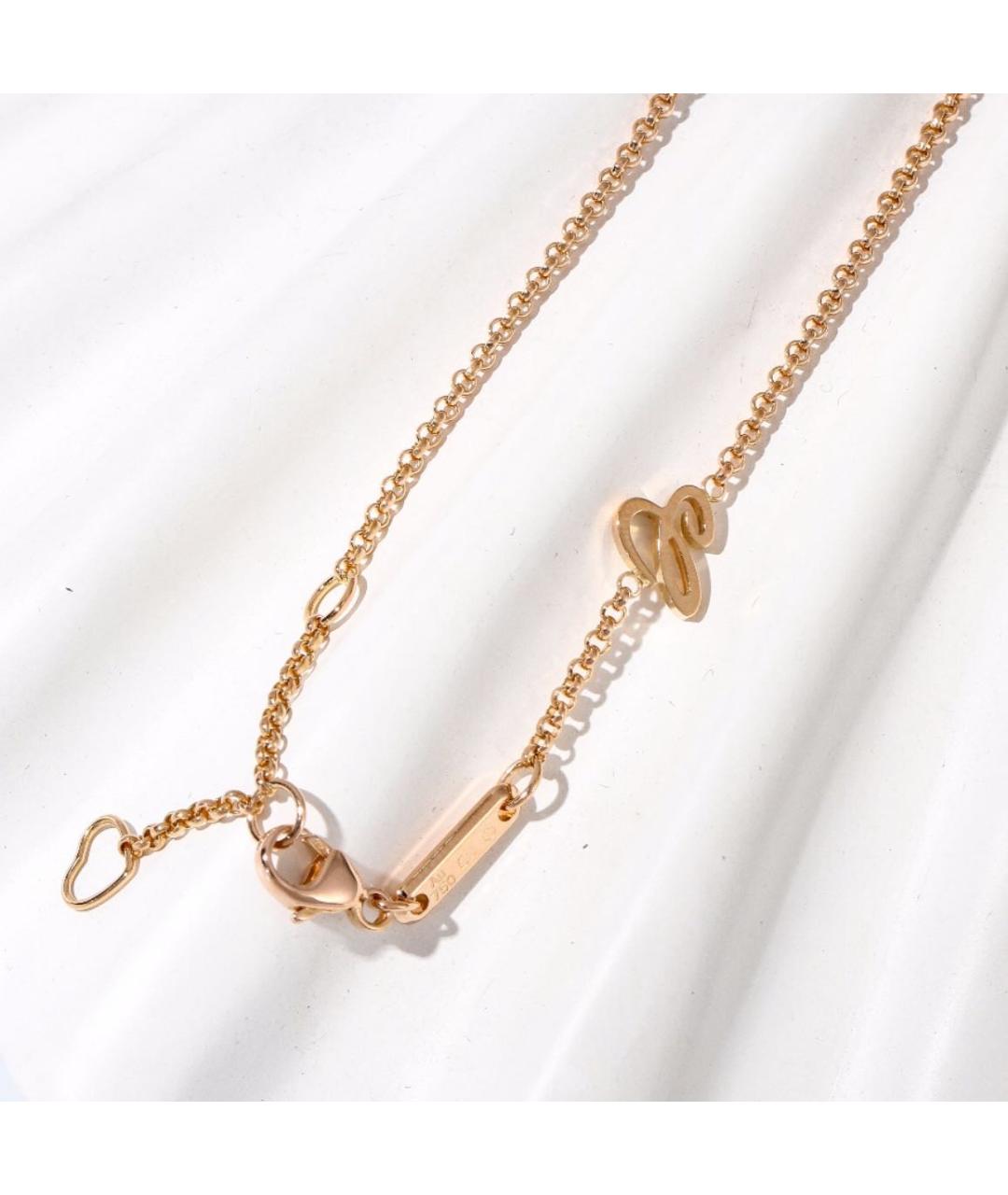 CHOPARD Черное колье из розового золота, фото 5