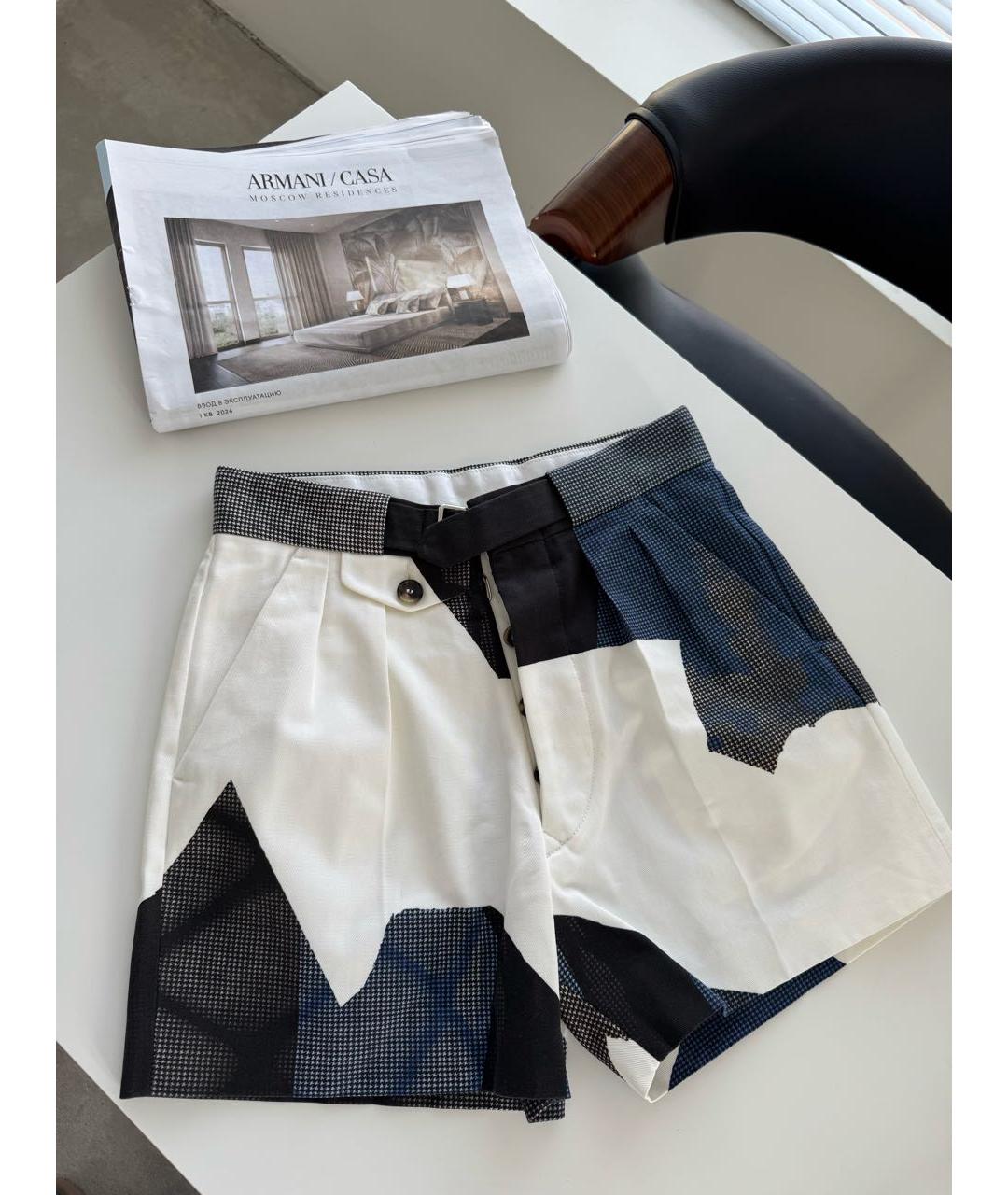 MAISON MARGIELA Мульти хлопковые шорты, фото 2