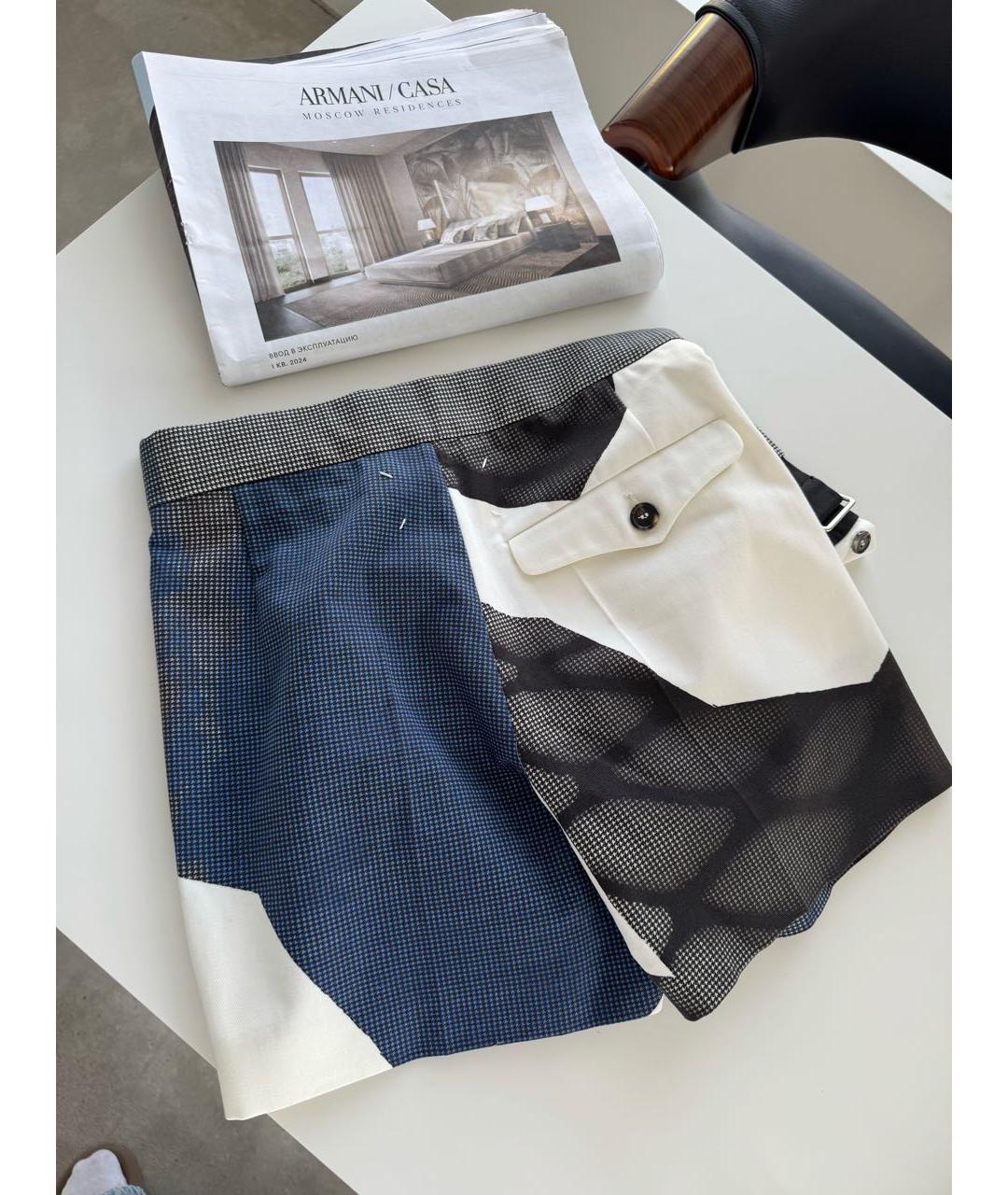 MAISON MARGIELA Мульти хлопковые шорты, фото 6