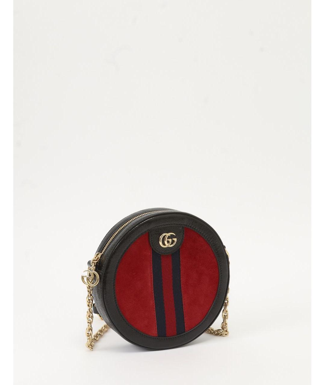 GUCCI Красная сумка через плечо из лакированной кожи, фото 3