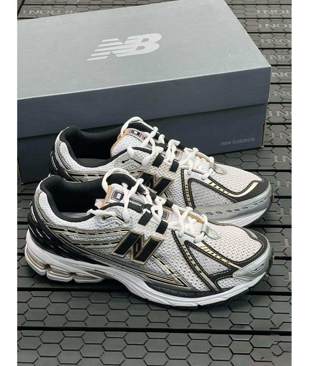 NEW BALANCE Серебряные текстильные низкие кроссовки / кеды, фото 5