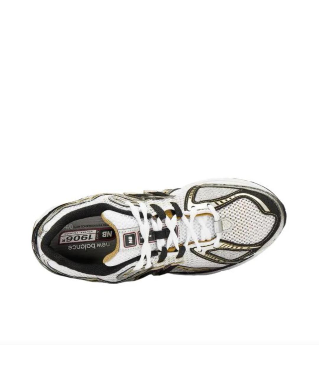 NEW BALANCE Серебряные текстильные низкие кроссовки / кеды, фото 3