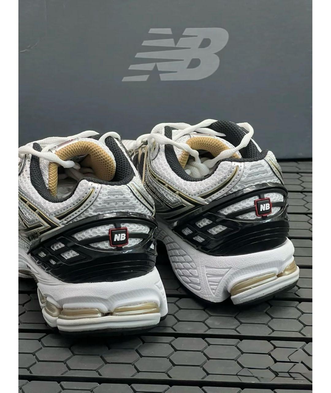 NEW BALANCE Серебряные текстильные низкие кроссовки / кеды, фото 7