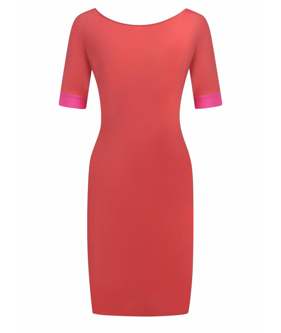 EMILIO PUCCI Розовое шелковое повседневное платье, фото 1