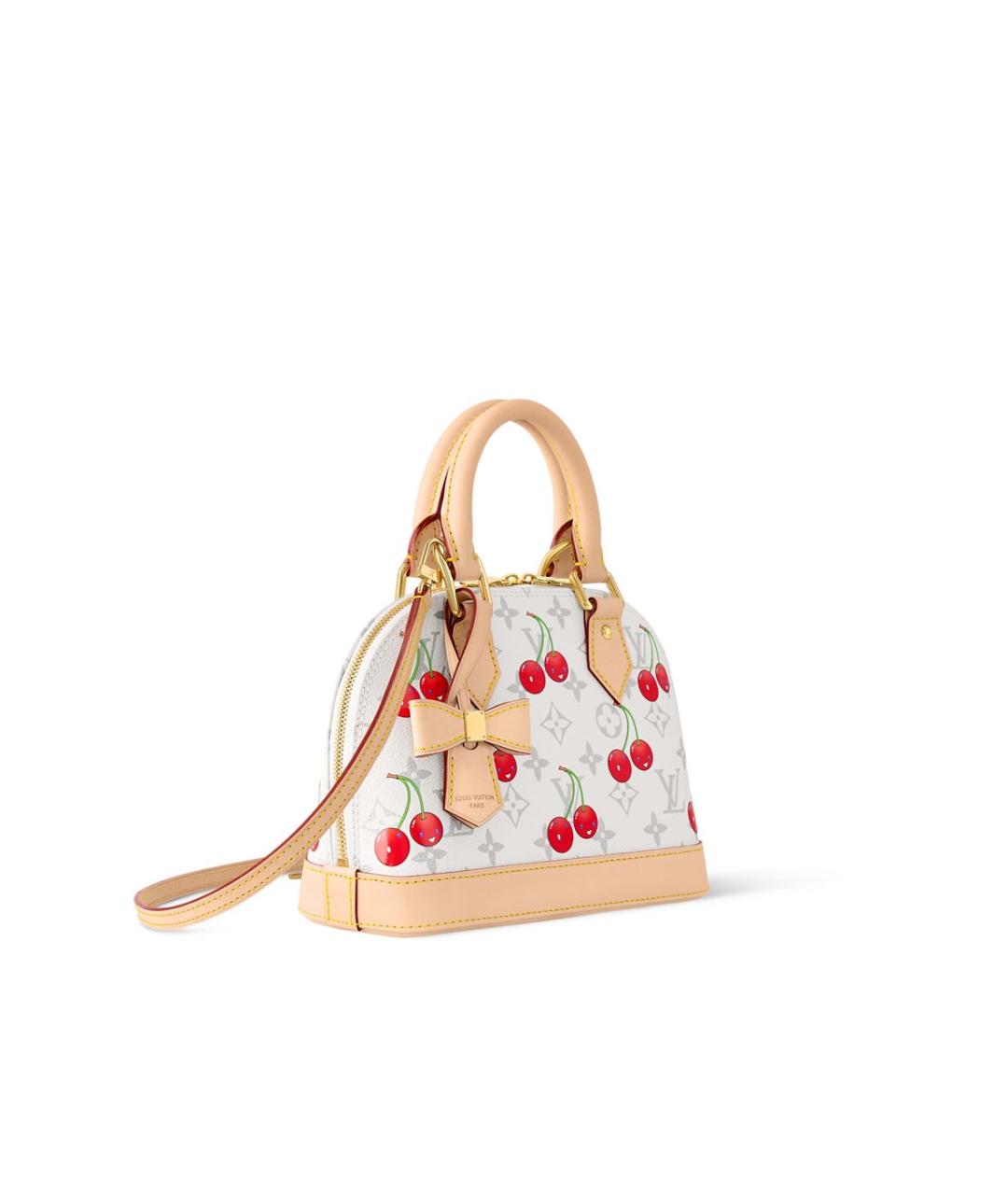 LOUIS VUITTON Коричневая кожаная сумка с короткими ручками, фото 3