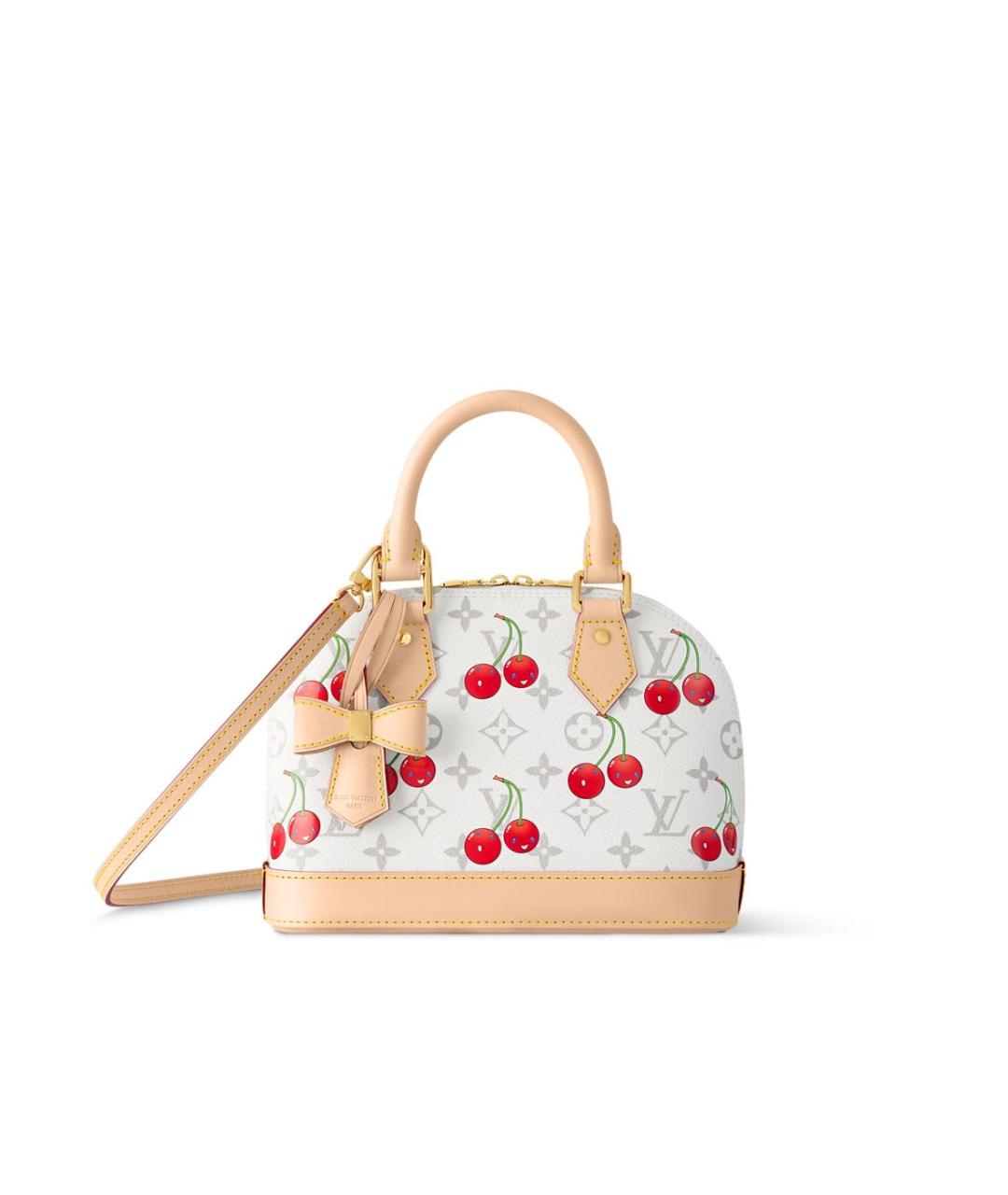 LOUIS VUITTON Коричневая кожаная сумка с короткими ручками, фото 6