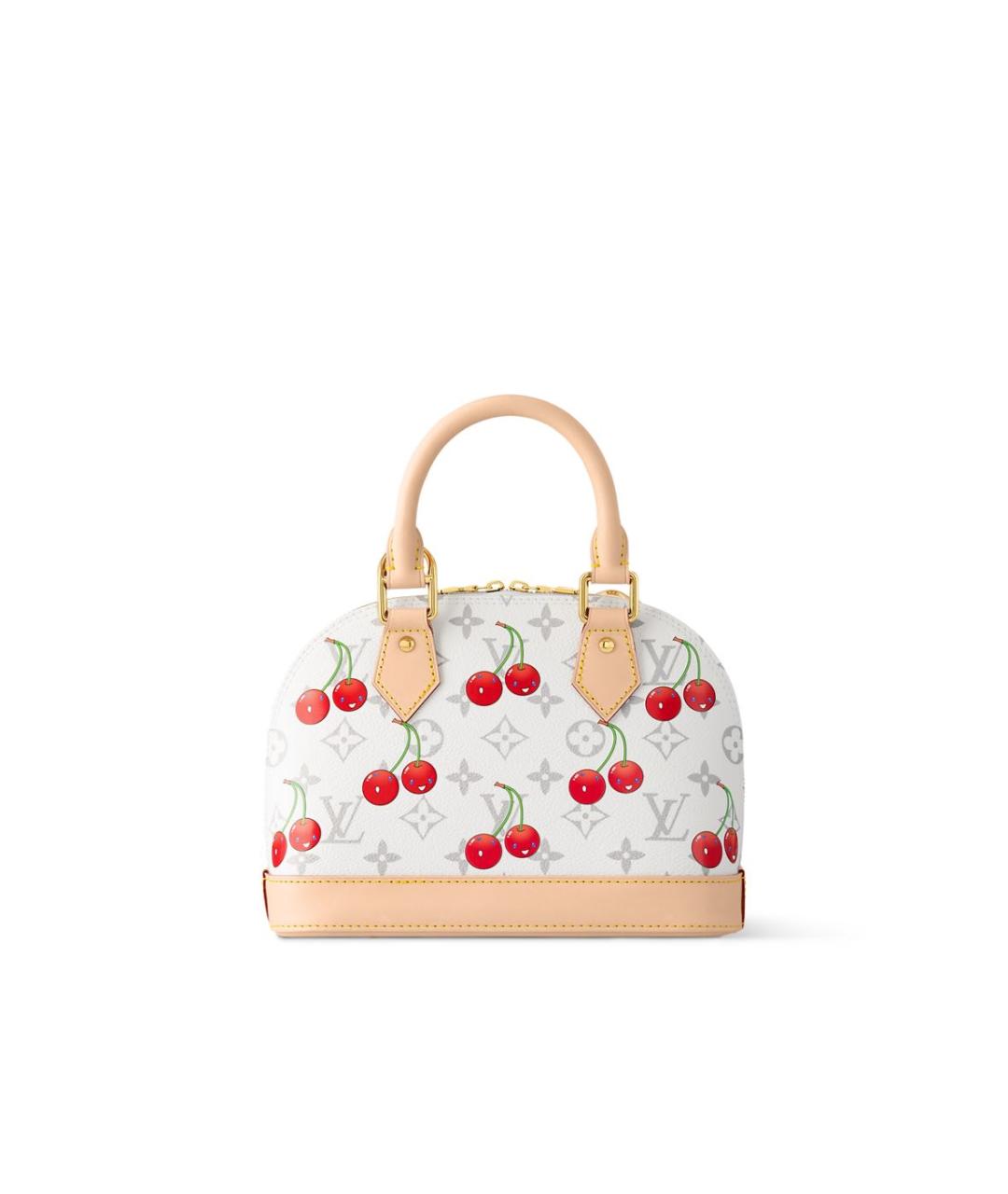 LOUIS VUITTON Коричневая кожаная сумка с короткими ручками, фото 5