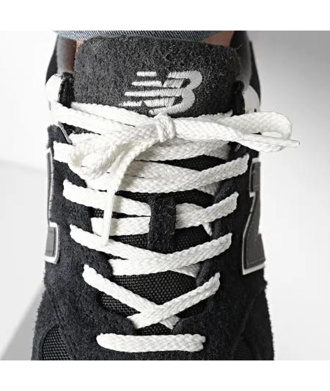 NEW BALANCE Черные замшевые низкие кроссовки / кеды, фото 6