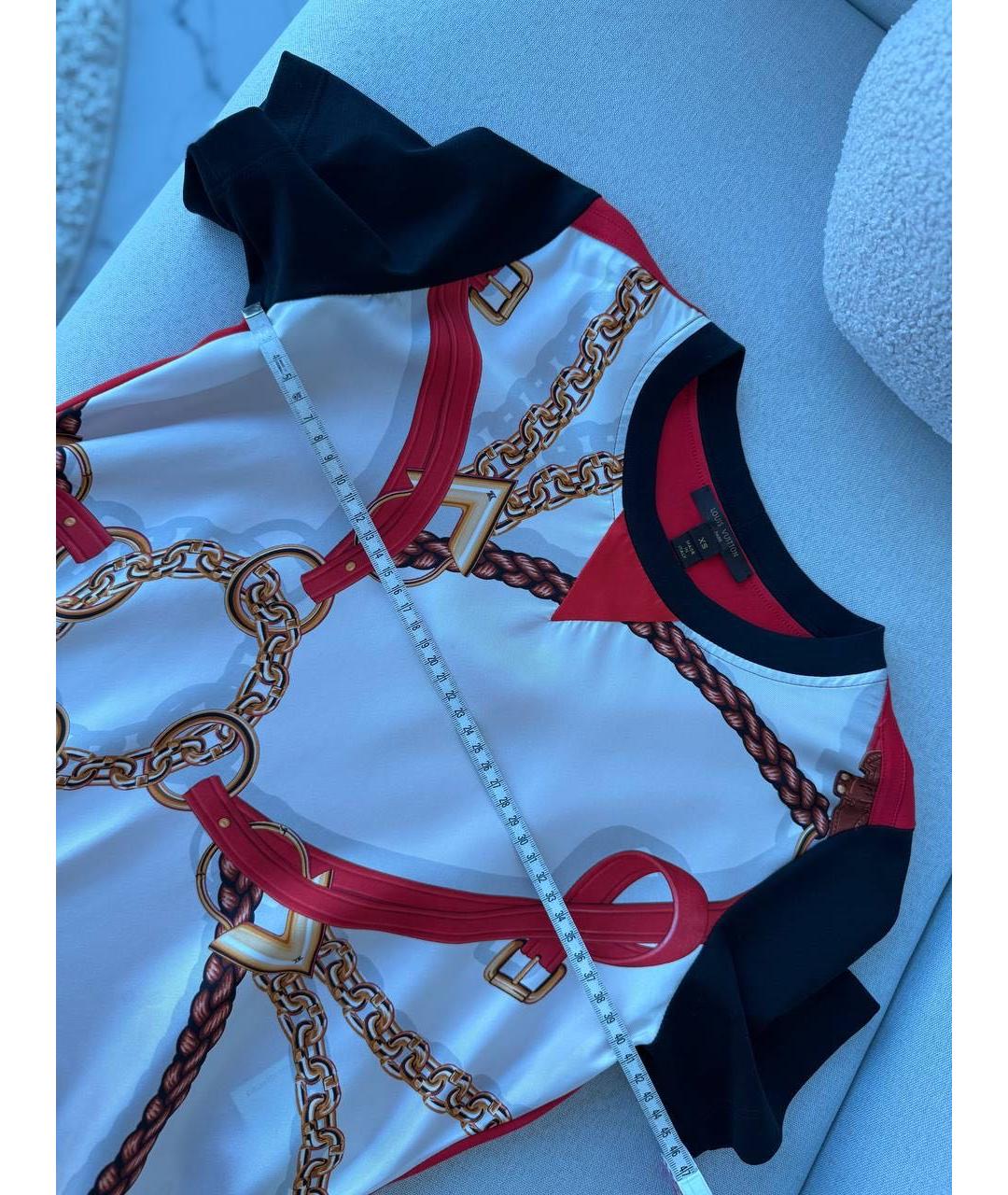 LOUIS VUITTON Мульти футболка, фото 5