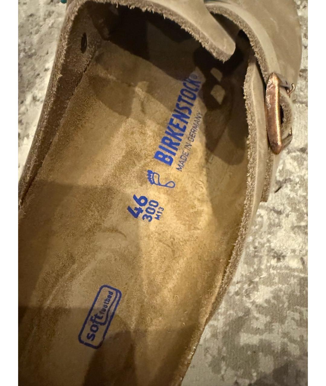 BIRKENSTOCK Бежевые сандалии, фото 4