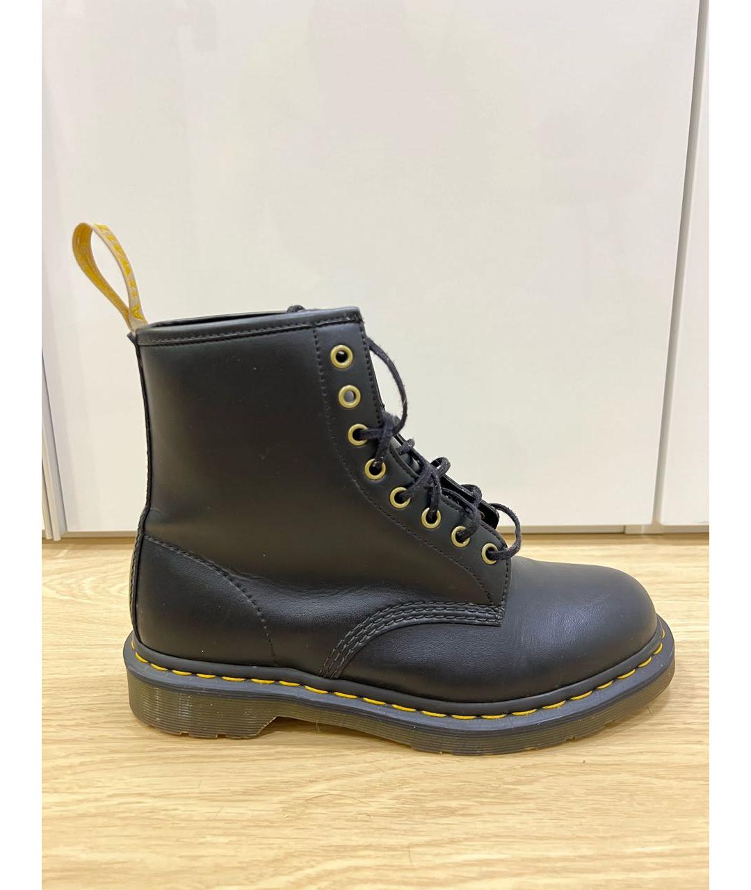 DR. MARTENS Черные ботинки из искусственной кожи, фото 8