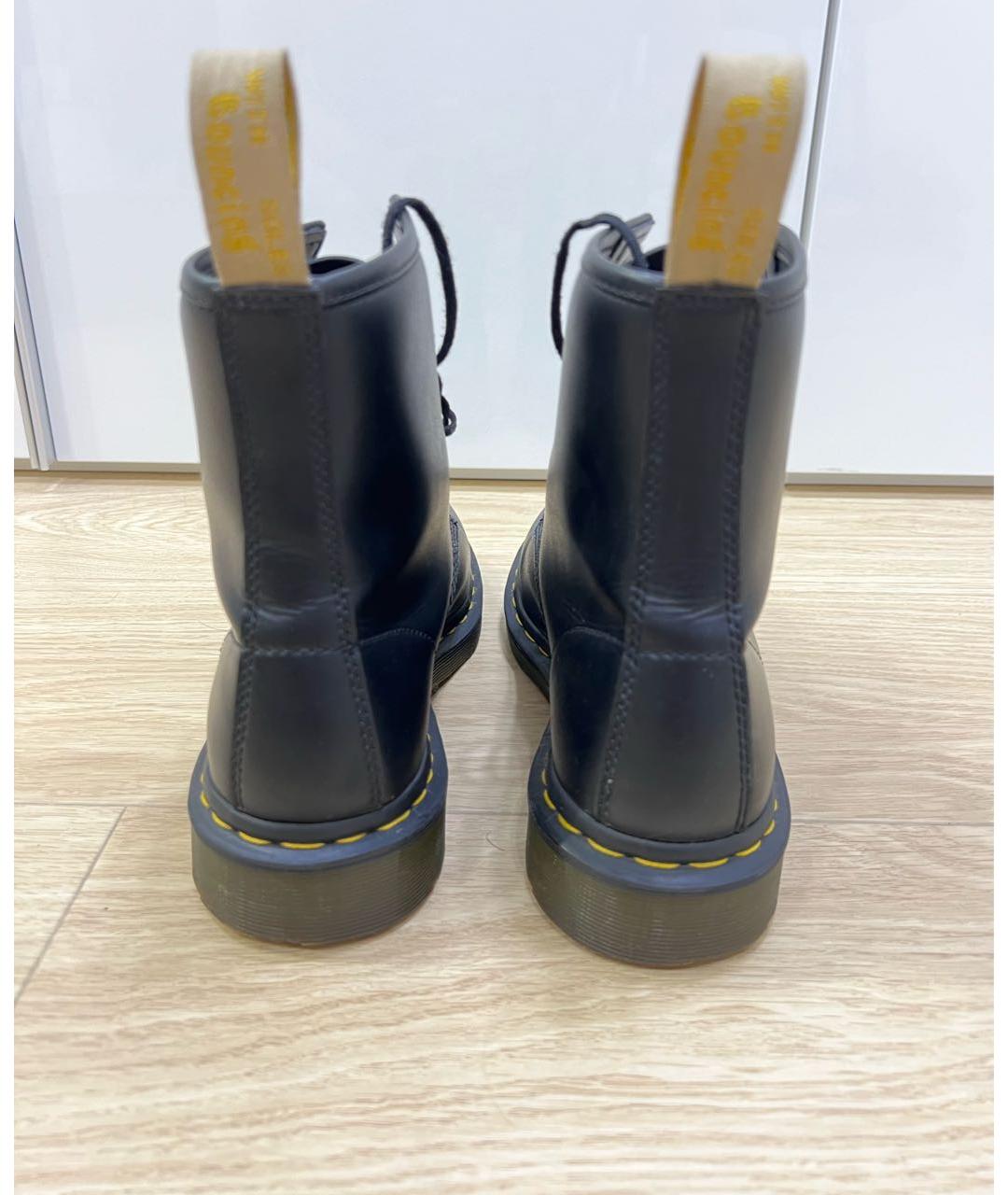 DR. MARTENS Черные ботинки из искусственной кожи, фото 4