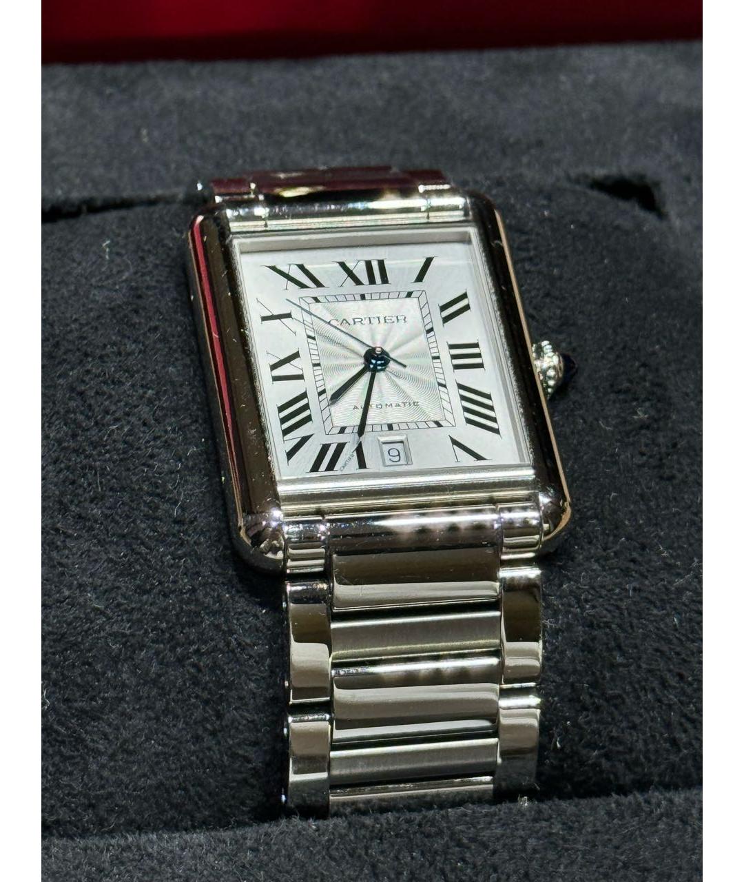 CARTIER Серые часы, фото 4