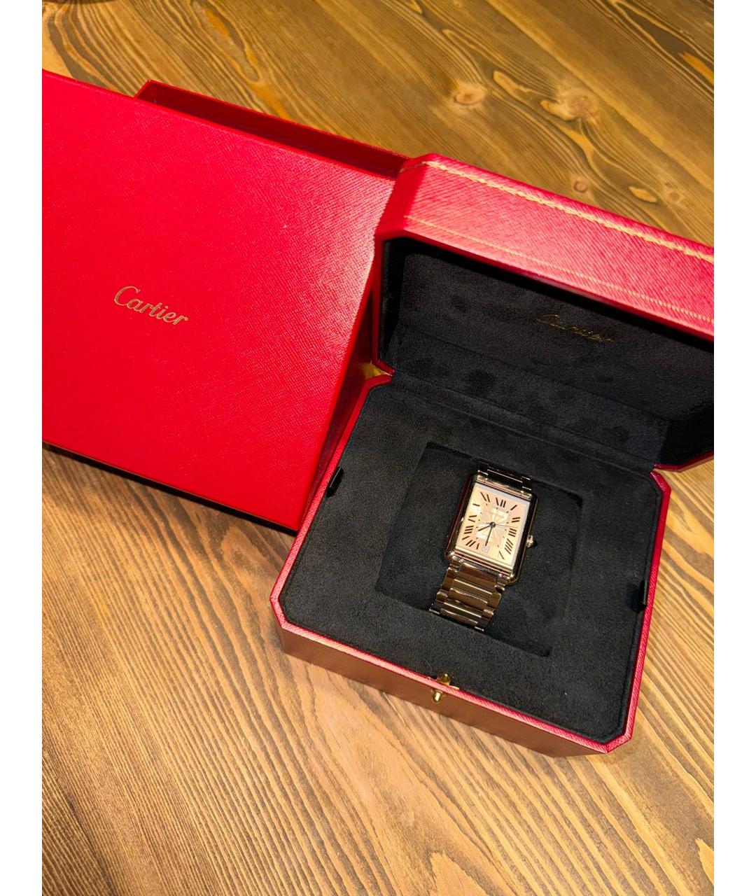 CARTIER Серые часы, фото 3