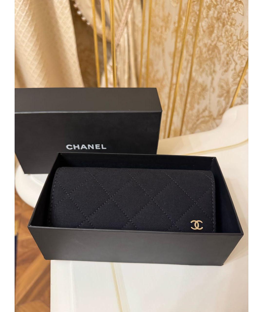 CHANEL Черные пластиковые солнцезащитные очки, фото 4