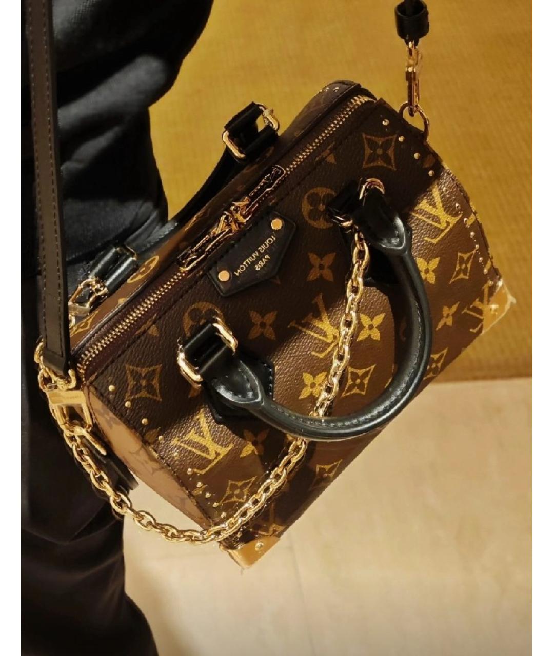 LOUIS VUITTON Коричневая сумка через плечо, фото 6