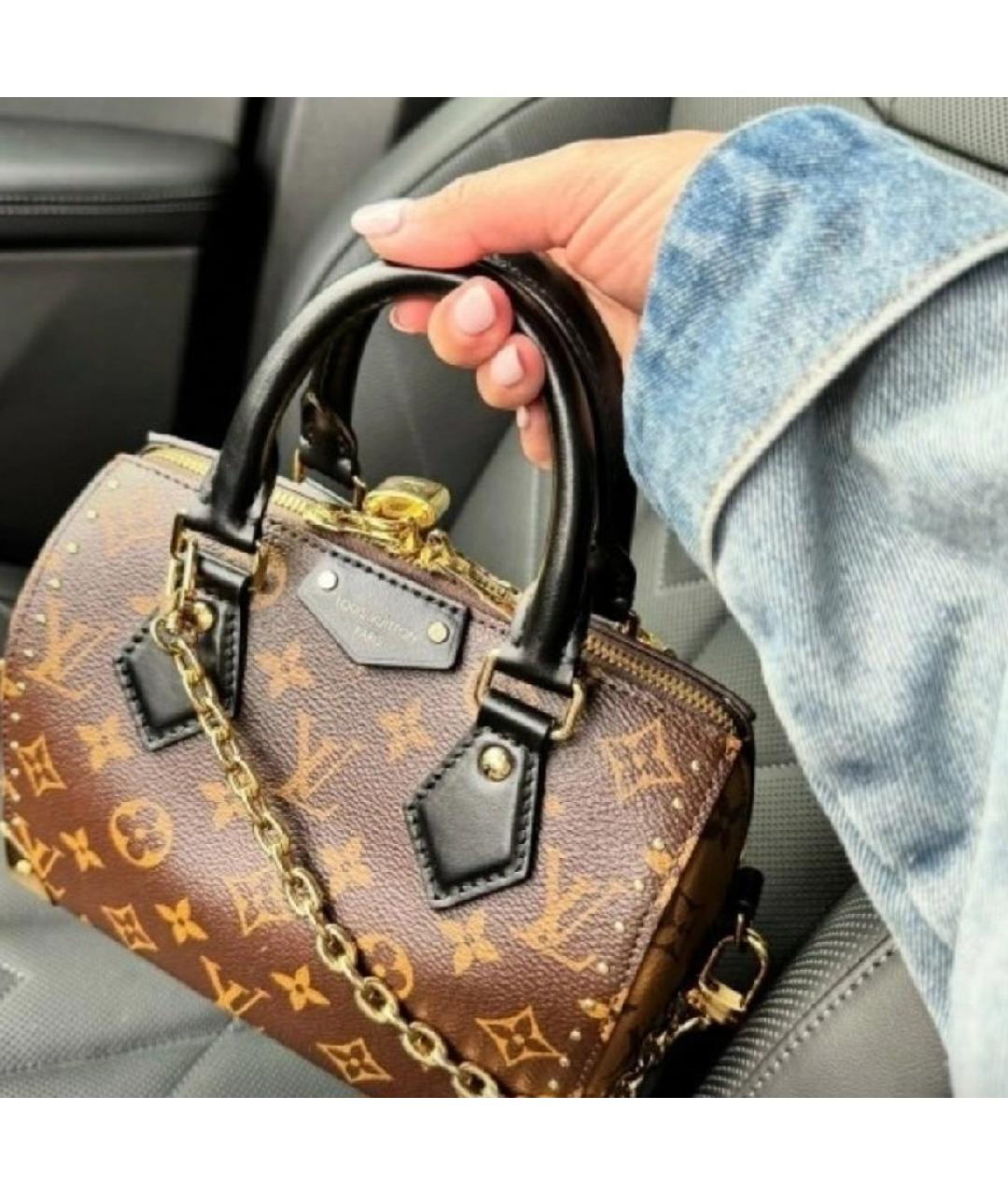LOUIS VUITTON Коричневая сумка через плечо, фото 4
