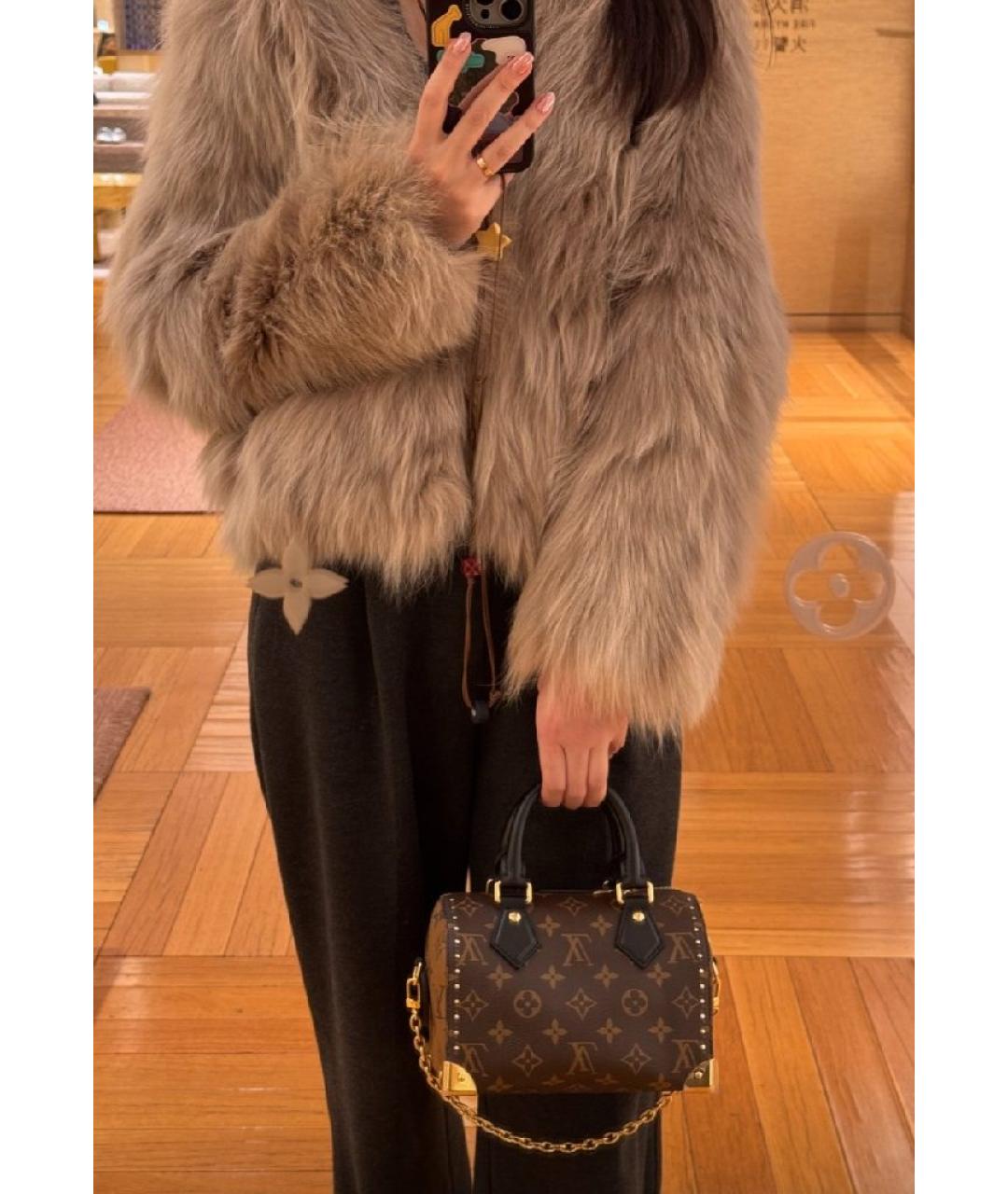 LOUIS VUITTON Коричневая сумка через плечо, фото 5