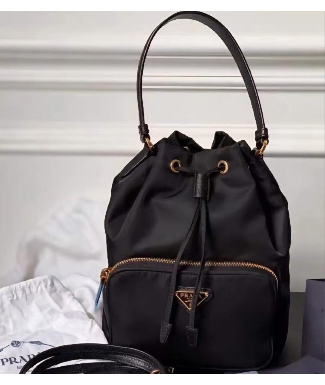 PRADA Черная сумка через плечо, фото 6