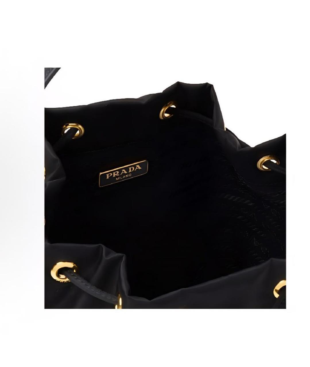 PRADA Черная сумка через плечо, фото 4