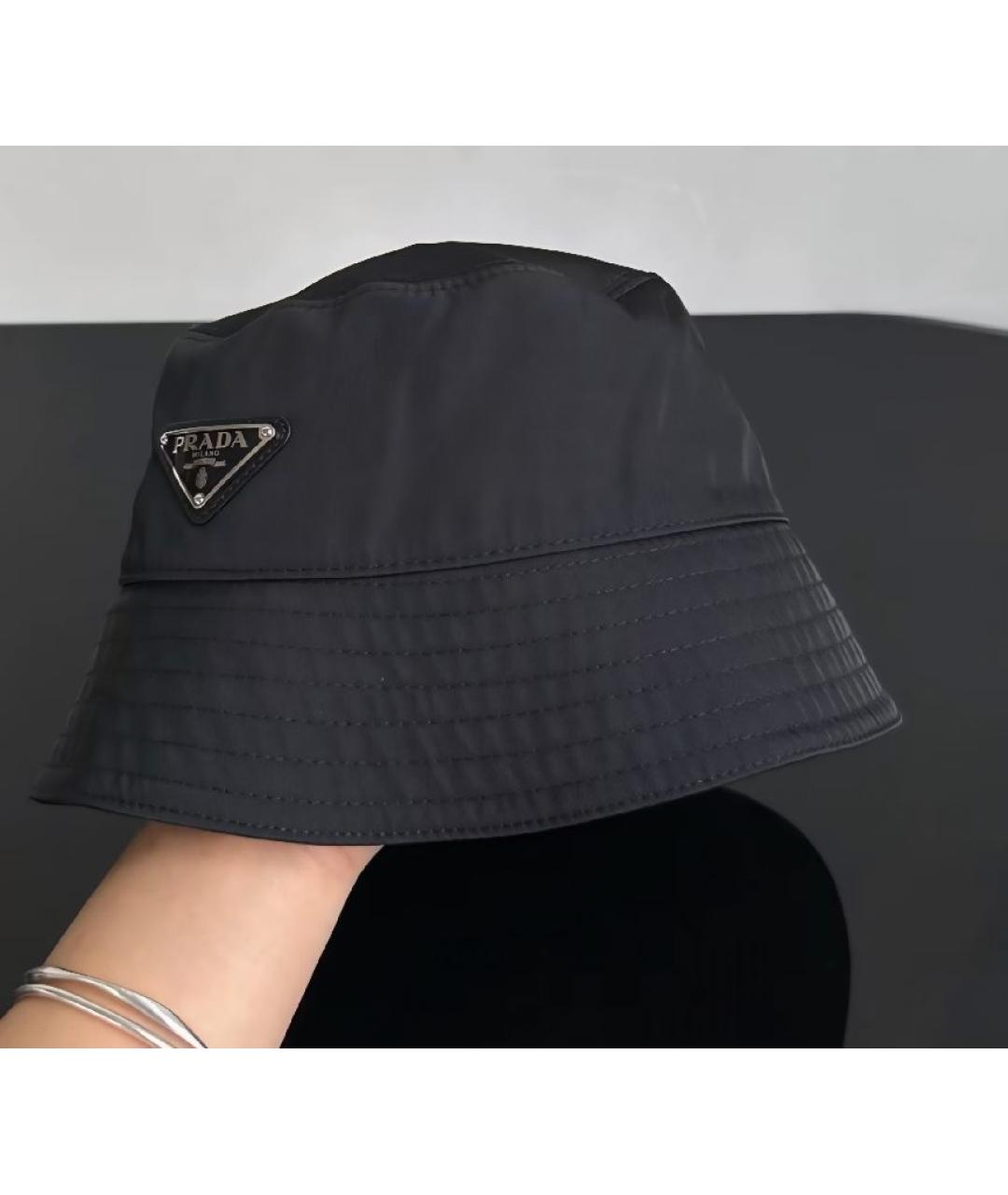 PRADA Черная панама, фото 4