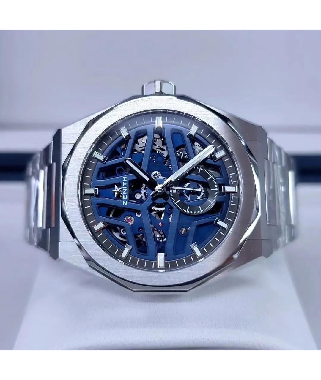 ZENITH Синие часы, фото 3