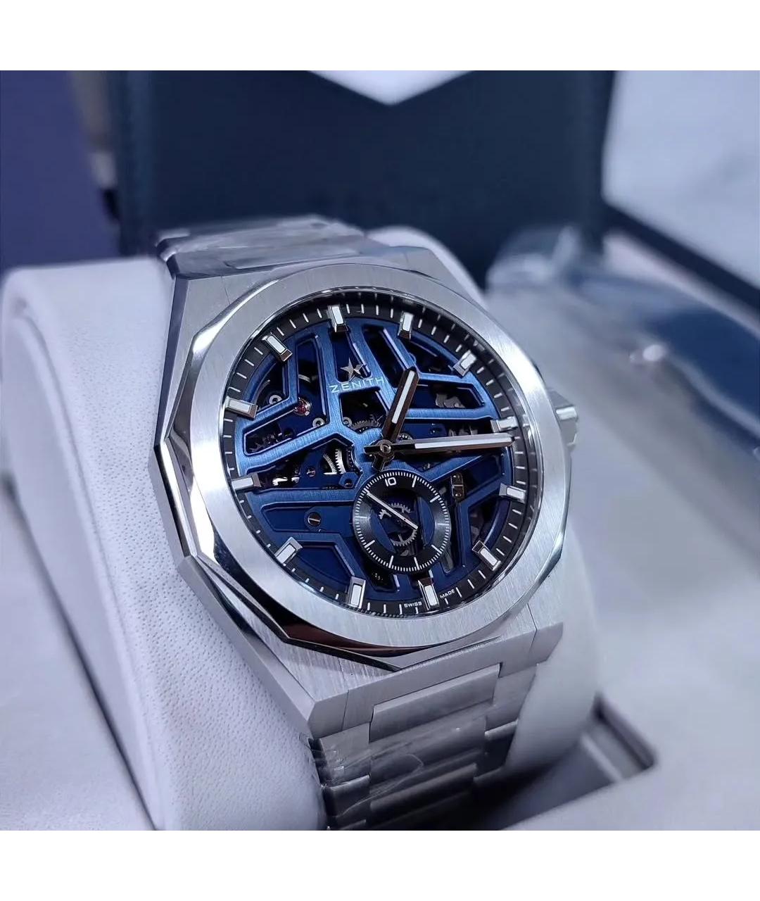 ZENITH Синие часы, фото 2