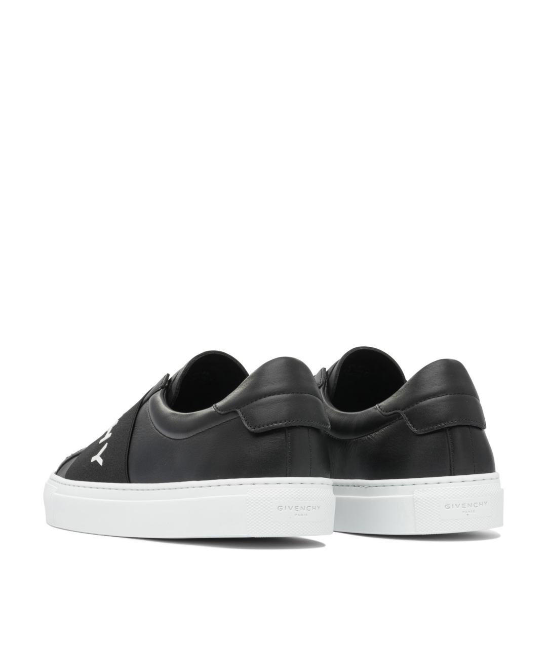 GIVENCHY Черные кожаные слипоны, фото 4