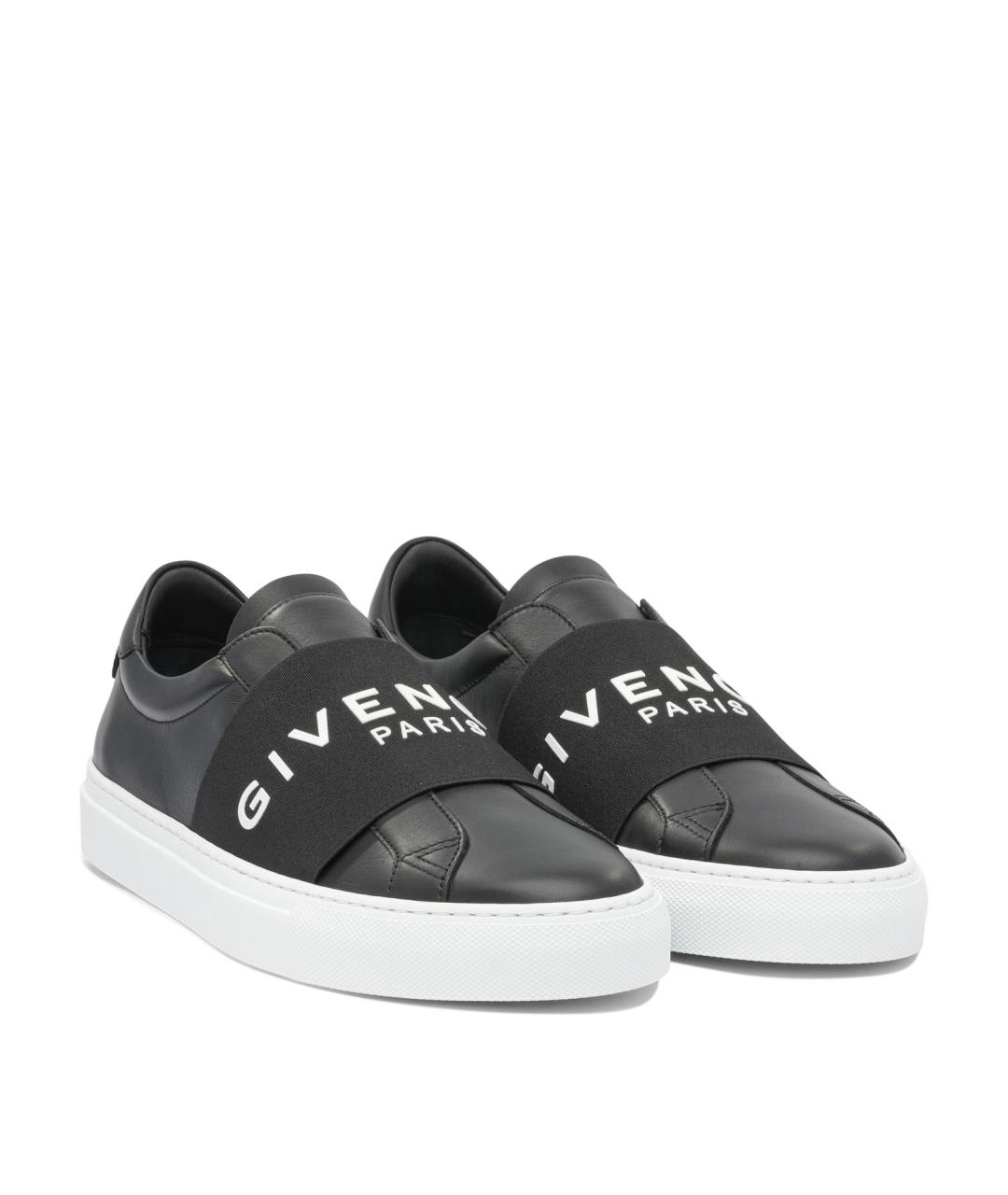 GIVENCHY Черные кожаные слипоны, фото 2