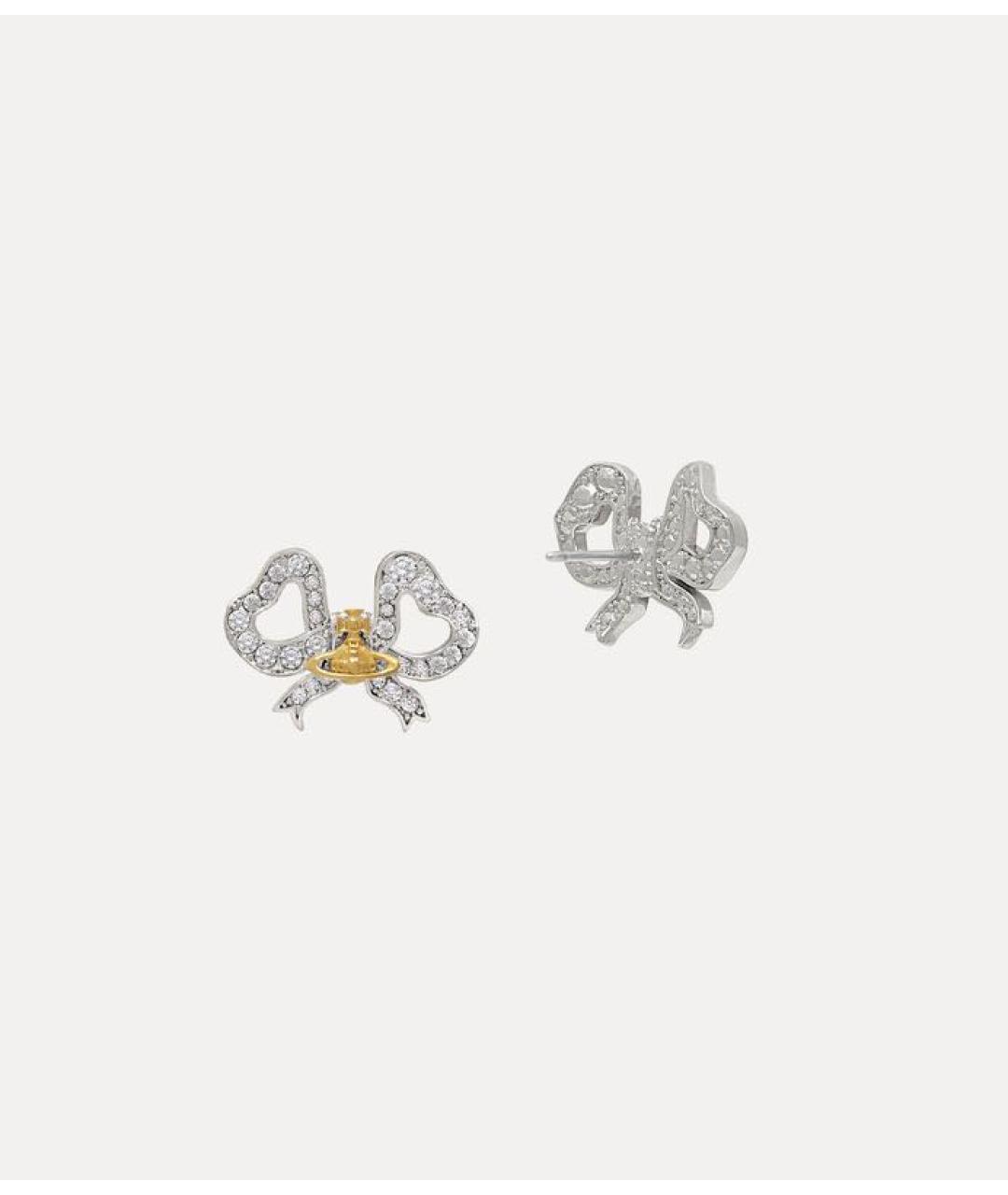 VIVIENNE WESTWOOD Серебряные латунные серьги, фото 2