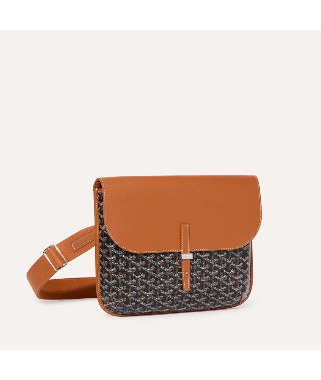 GOYARD Коричневая сумка на плечо, фото 5