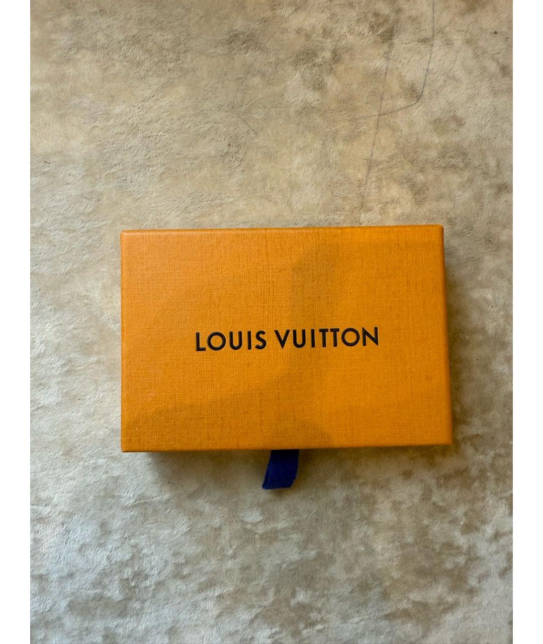 LOUIS VUITTON Коричневый кожаный кошелек, фото 7