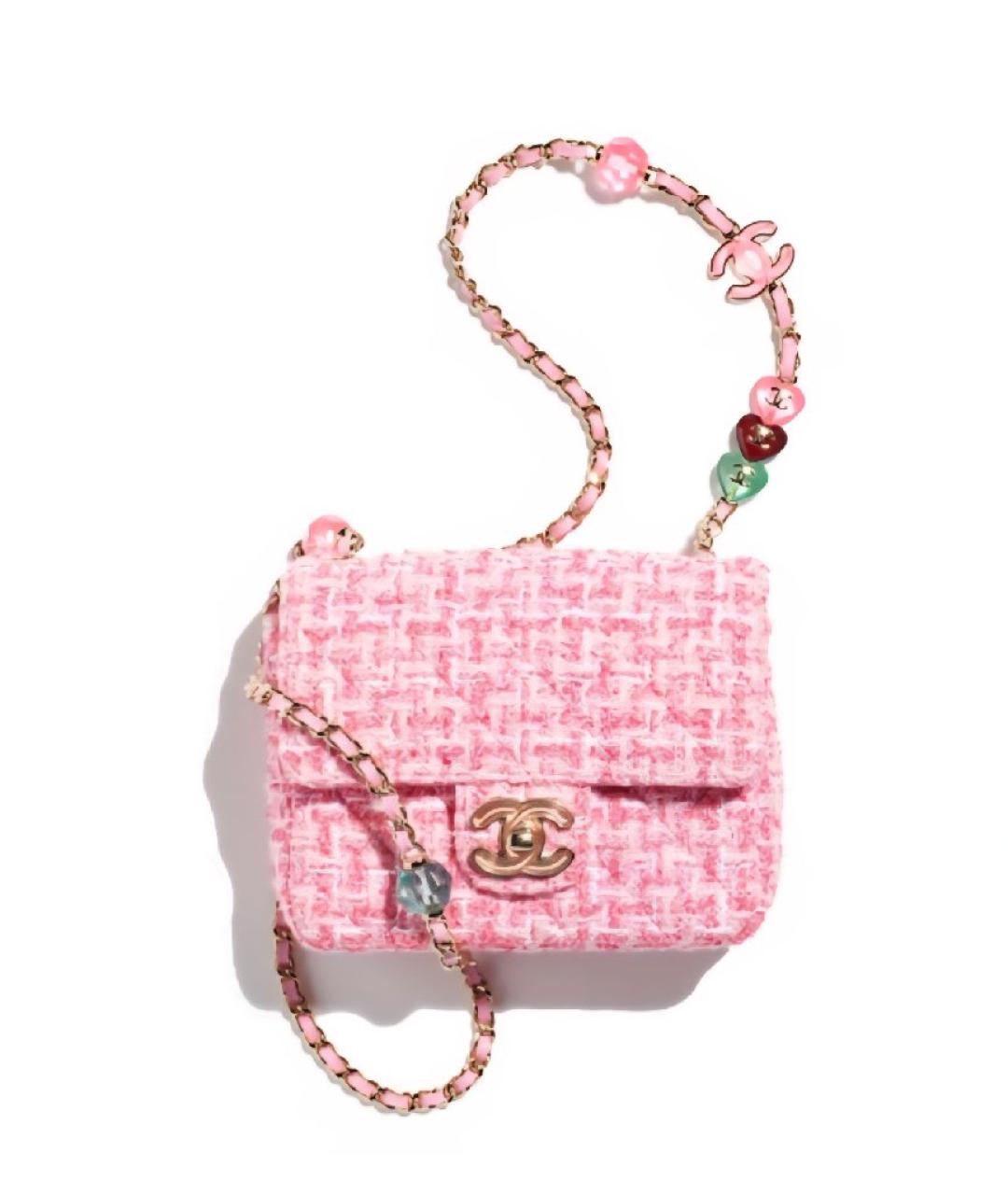 CHANEL Розовая сумка через плечо, фото 4