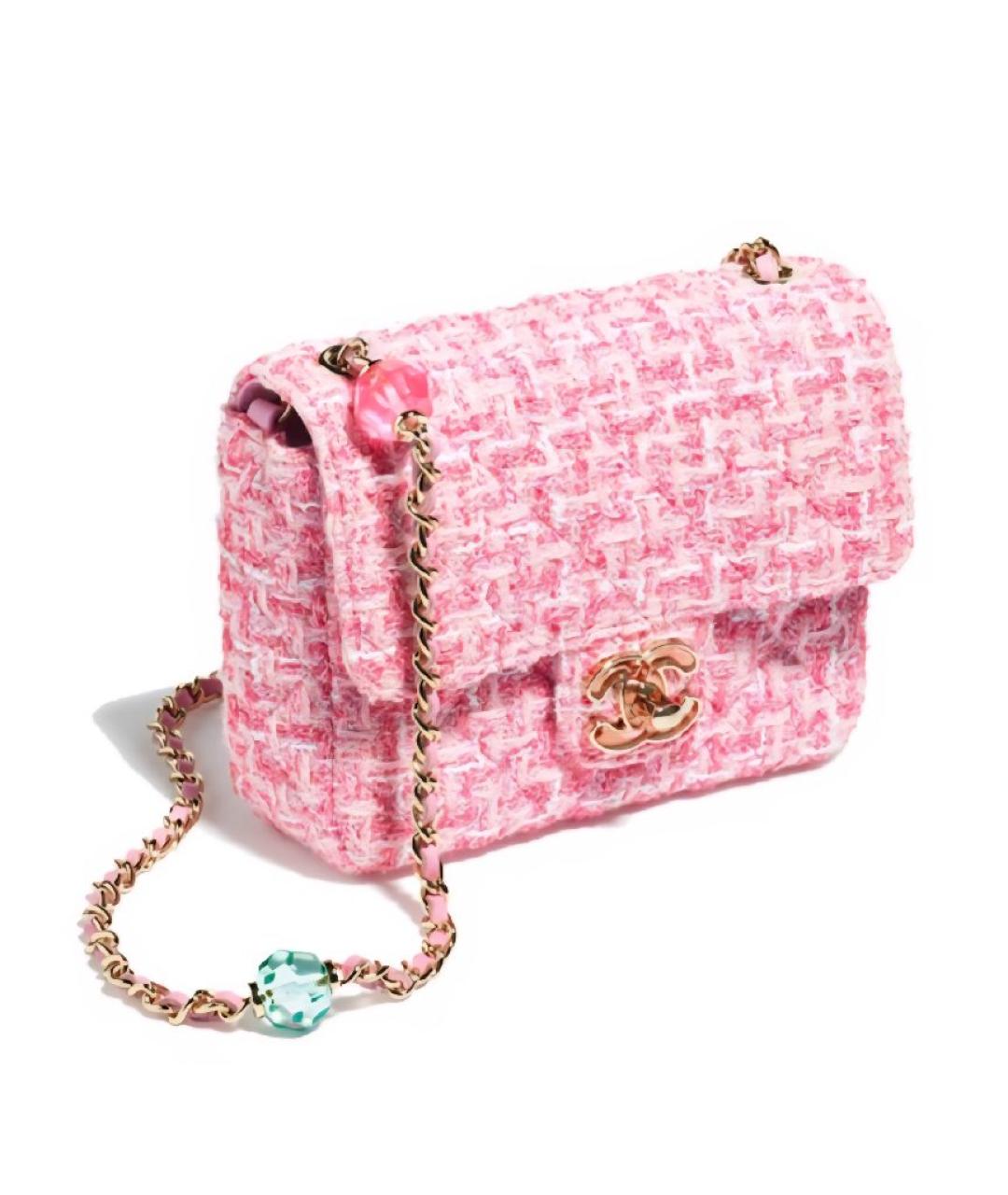 CHANEL Розовая сумка через плечо, фото 2