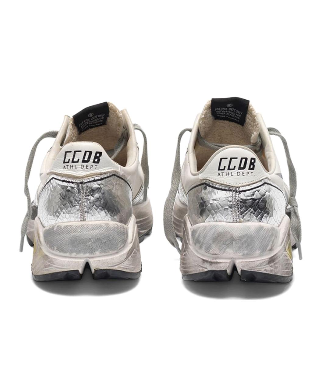 GOLDEN GOOSE DELUXE BRAND Серебряные кроссовки, фото 3