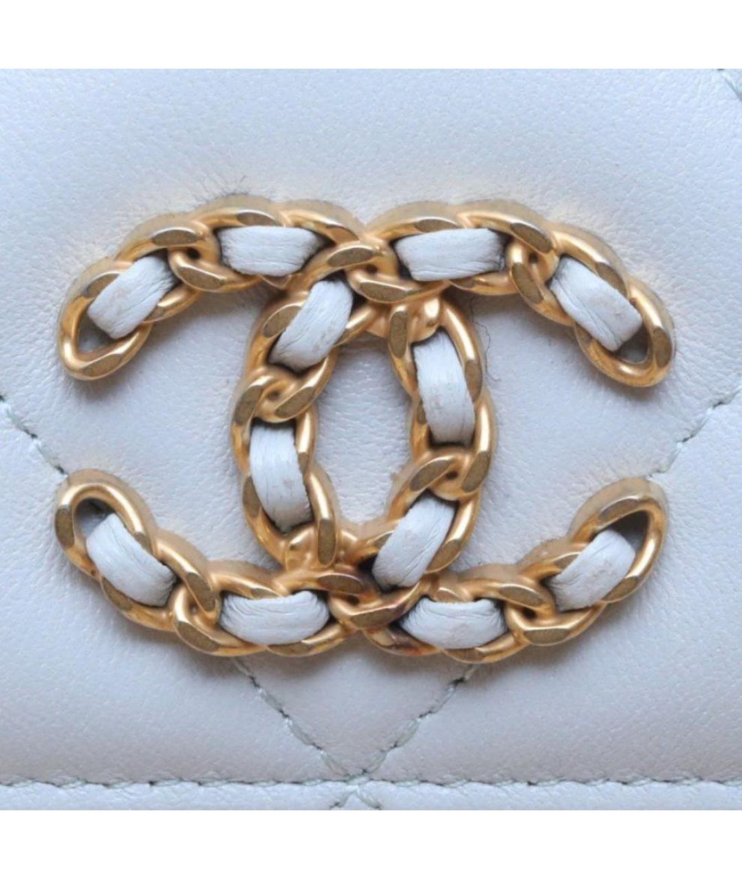 CHANEL Голубая кожаная сумка через плечо, фото 5