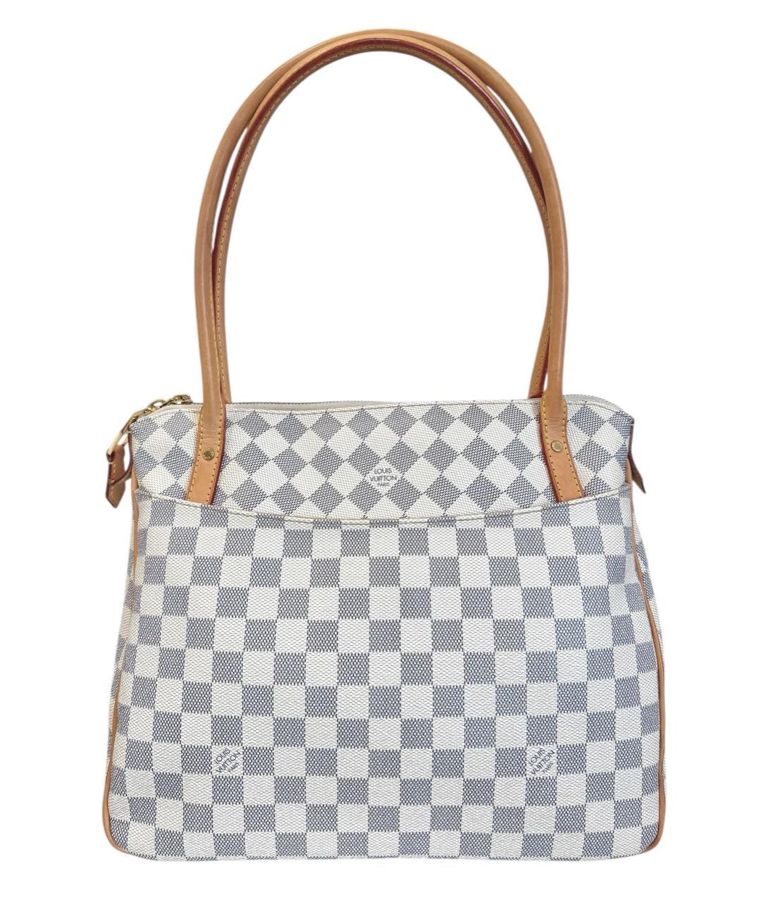 LOUIS VUITTON Белая кожаная сумка тоут, фото 1