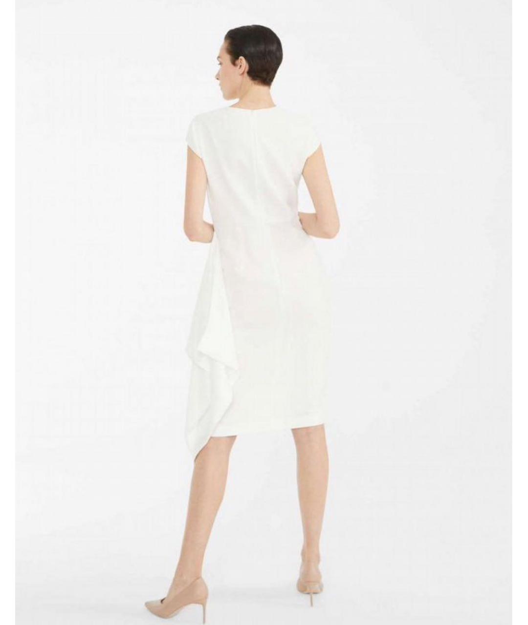 MAX MARA Белое коктейльное платье, фото 2