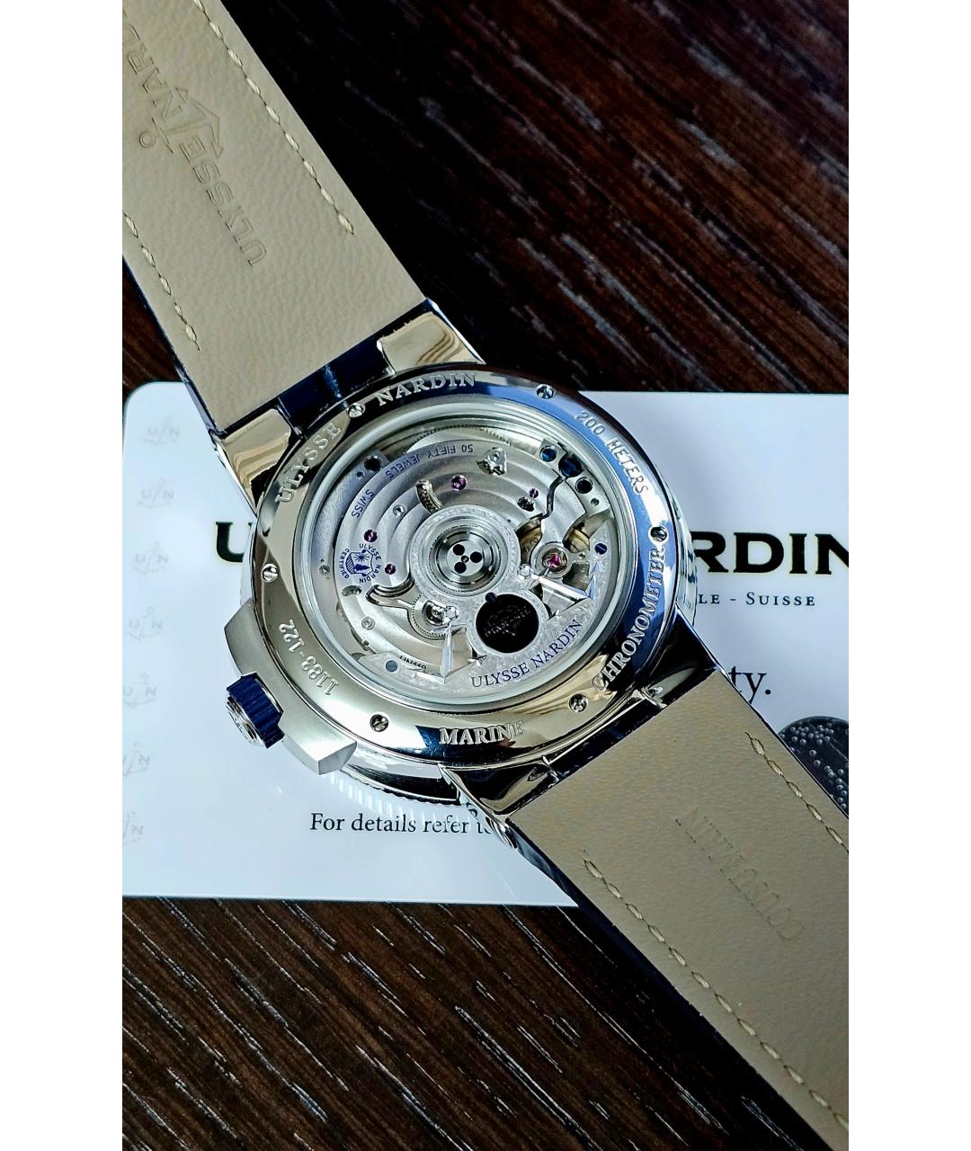 Ulysse Nardin Синие часы, фото 4