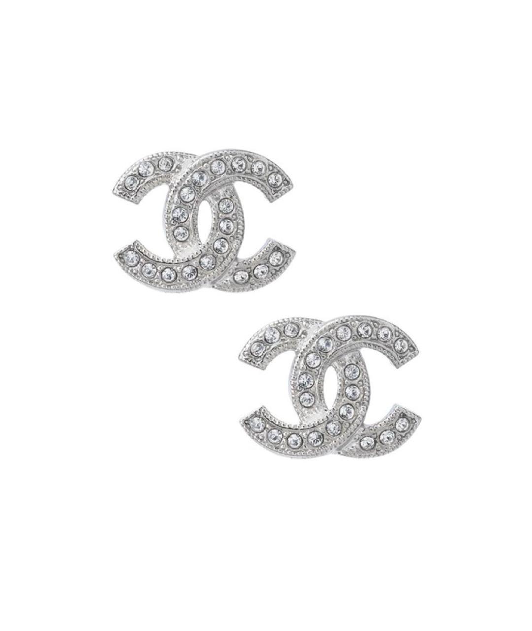 CHANEL Серебряные серьги, фото 4