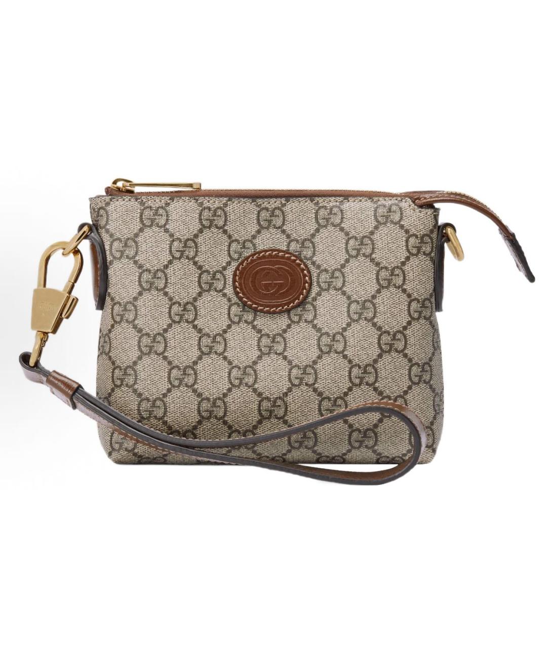 GUCCI Коричневая сумка с короткими ручками, фото 2